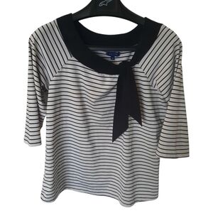 Encore 1X 3/4‎ stripped shirt